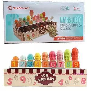 탑브라이트 숫자 학습 가게놀이 아이스크림abc885