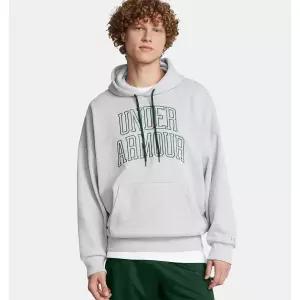 언더아머 UNDERARMOUR 1386549-011 남성 UA 아이콘 헤비웨이트 테리 오버사이즈 후디