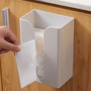 키친 부착식 타올 디스펜서 화장지 무타공 핸드타올 케이스 티슈 휴지 걸이