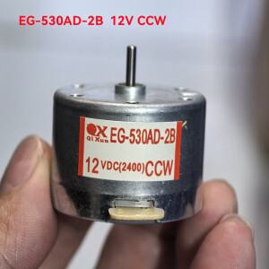 1PC EG-530AD-2B CCW/ CW 모터 DC 12V 2400RPM 마이크로 32mm 레코더 용 원형 스핀들 CD DVD 플레이어