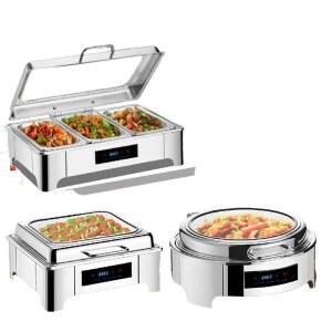 원형 음식 보온기 히팅기 뷔페 레스토랑 차핑디쉬 음식워머기 업소형