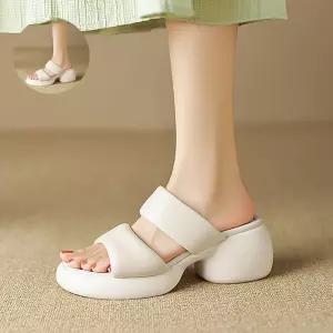 슬리퍼샌 가보시 들 통굽샌들 1617 가보시샌들