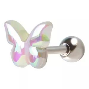 [미니아트] 써지컬 스틸 오로라 나비 패션 피어싱 한쪽