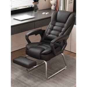 사무용 중역 의자 등받이 가죽 사무실 컴퓨터 기본 체어 검정 책상