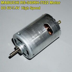 MABUCHI RS-540RH-7522 DC 6V-7.4V 7.2V 고속 파워 드릴 전동 공구 모터 진공 청소기