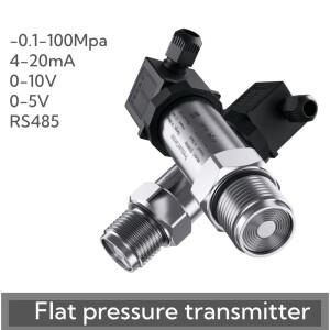 G1-2 플랫 필름 압력 트랜스미터 플러시 멤브레인 센서 4-20mA 0-10V 식품용 확산 Dilicon