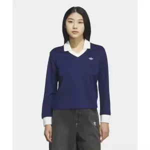 매장정품 ADIDAS 아디다스 브이넥 롱 슬리브 티 - 다크블루 KD1471 1292169