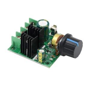 DC12V-40V 자동 PWM DC 모터 속도 컨트롤러 조절기 노브 스위치 전압 400W 보드 모듈 32V 10A