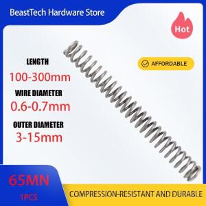 65Mn 스프링 강철 나선형 코일 로터 압축 와이어 직경: 0.6/0.7mm 외경: 3-15mm 길이: 100-300mm