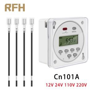 CN101A LCD 시간 스위치 12V 24V 110V 220V 릴레이 가로등 Lillboard 전원 공급 장치 타이머