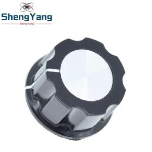 TZT MF-A03 RV24YN20S 전위차계 손잡이 캡 내부 6.4mm 로터리 스위치 베이클라이트 WH118 WX050