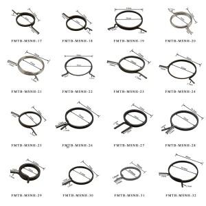 5pcs 문 잠금  스프링 핸들 코일 리턴 액세서리