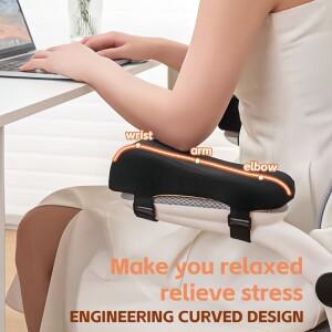 호환상품 사무실 게임 의자 팔걸이 패드 팔꿈치 베개 편안한 지지대 쿠션 PU 폼 내부 코어 소파 가정용 매