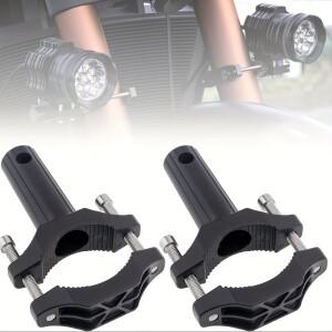 호환상품 바이크 오토바이 범퍼용 헤드라이트 스탠드 스포트라이트 익스텐션 폴 프레임 지지대 브래킷 마운