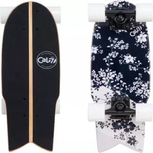 Cal 7 피쉬테일 데크 22인치 미니 크루저 스케이트보드
