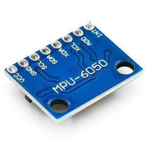 GY-521 MPU-6050 3축 아날로그 자이로스코프 센서 + 가속도계 모듈 IIC 아두이노 쿼드콥터 드론용 3-5V DC