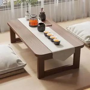 원목 밥상 접이식 좌탁 다과상 거실 낮은 거실블 책상