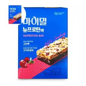 마이밀 12개입 뉴프로틴바 다이어트간식 고단백질