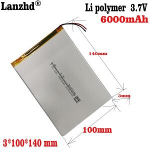 1-10pcs 3.7v 리튬 폴리머 배터리 30100140 Teclast M40 love landing PDA 스마트 태블릿 컴퓨터 6000mAh
