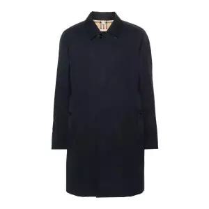 버버리 미드 렝스 캠던 헤리티지 카 코트 콜 블루 8079395 130370837