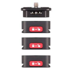 FOTGA Claw DSLR Gopro 액션 카메라 용 퀵 릴리스 플레이트 클램프 삼각대 어댑터 마운트 보드 숄더 스트랩