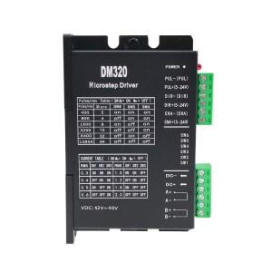 DM320 2H320 스테퍼 모터 드라이버 컨트롤러 PULSE 12800 마이크로 스텝 28 35 42 용 브러시리스 DC 쉘