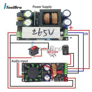 자동차 서브 우퍼 용 스피커 보호 기능 500W IRS2092S HIFI 디지털 파워 앰프 보드 클래스 D 모노 오디오