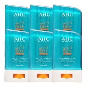 [NS홈쇼핑]AHC 내추럴 퍼펙션 프레쉬 선스틱 22g (SPF50+) 6개[35843695]