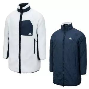 [아디다스]리버시블 쉐르파 롱 자켓(H23104)[35843875]