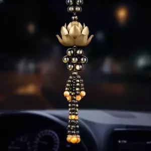 차걸이 불교 연꽃 안전운전 장식 팬던트 부처님 염주 펜던트