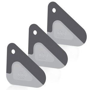 음식 스크레이퍼, 2-in-1 냄비 및 팬 접시 스크레이퍼, 나일론 및 실리콘, 주철 프라이팬용 주방 스크레이퍼 도구, 조리기구, 접시, 프라이팬 및 냄비, 내열성, 3종 세트