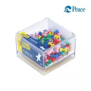 평화 칼라푸쉬핀 2P 칼라핀 게시판고정핀 푸시핀 gWz3+3RqO