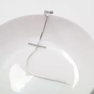 써지컬 큐빅 체인 크로스 롱 피어싱 써지컬 피어싱 써지컬피어싱 큐빅귀걸이