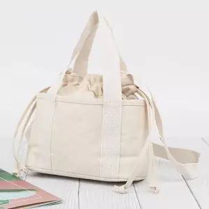 아이보리- 여성 복주머니식 에코백 토트백 크로스백 올리비아팝 캔버스백 이지백