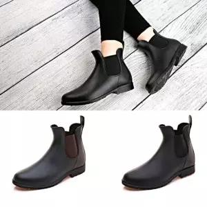 비오는날 발목장화 첼시 레인부츠 커플신발 방수신발 레인부츠 기능화 여성워커부츠