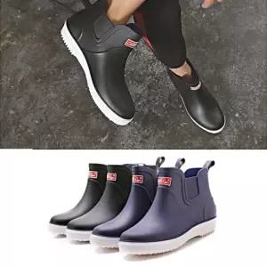 남자신발 발목부츠 첼시 레인부츠 방수신발 작업화 레인부츠 기능화 여성워커부츠