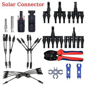 태양광 PV 커넥터 1000V 30A T  Y IP67 남성-여성 패널 및 시스템용 병렬