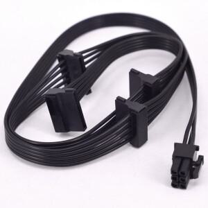 ADATA XPG CORE Reactor 850w PCIE 6 핀-ITX SATA 15핀 전원 공급 장치 케이블 포트 승수 IDE Molex PSU 키