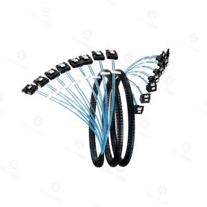 0.5m 1m SATA 3.0 케이블 90도 직각 SATA-데이터 Nas 서버-Raid SDD HDD CD DV용 SAS/SATA-12Gbps