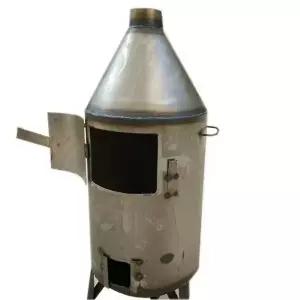 건설 현장 야외 소각로 야외쓰레기 장작난로 수거함 석탄