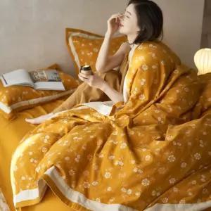 겨울 체크 극세사이불 벨벳담요 양면 소프트 체커보드 블랭킷 차박