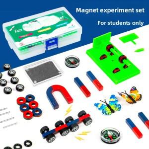 과학 실험 DIY 자석 세트 기술 공예 재료 키트 초등학생용 박스