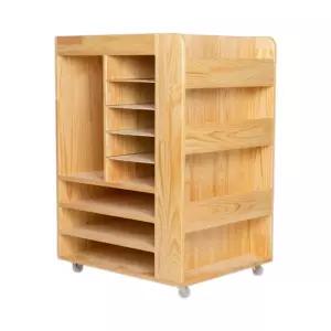 도화지 보관함 미술학원 다층판 원목 정리함 8단 캐비닛