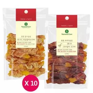 네츄럴코어 오리/치킨말이 고구마  110g x 10개
