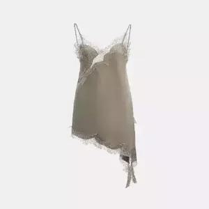 엘럽 원피스 여친 봄 레이스 나시 언밸런스 박템1