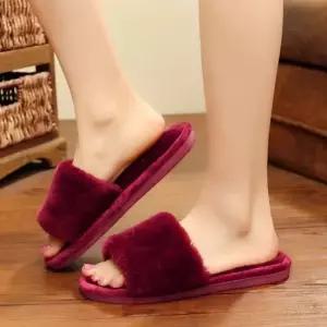 따뜻한 겨울 여자 슬리퍼 털실내화 사무실 교실 패션 겨울슬리퍼 여성털슬리퍼
