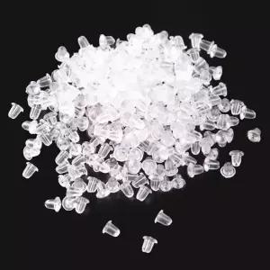 실리콘 귀걸이 클러치 5mm 200개 1팩) 귀걸이클러치 귀걸이귀마개 귀걸이뒷마개