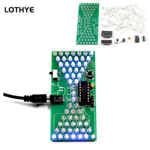 LED 전자 모래 시계 DIY 키트 5V 발광 다이오드 재미있는 용접 기술 훈련 액세서리