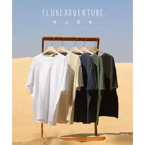 FLUKE 피그먼트 오버핏 반팔티셔츠 FST701 / 7color FST701MSS