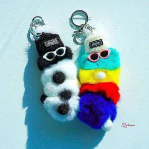 힙한 애벌레 가방 키링 고리 인형cde367